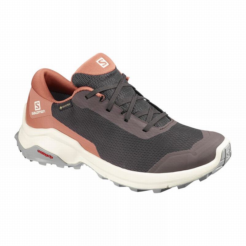 Salomon Israel X REVEAL GORE-TEX - Womens Hiking Shoes - Chocolate (CYKE-04196)